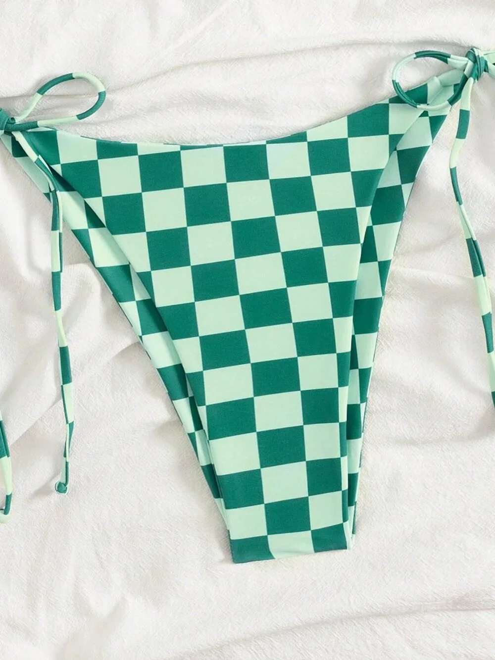 Multicolor green Sexy Women's Halter Tie Backless Bikini Swimwear